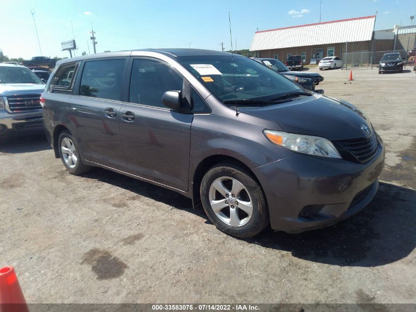 2013 TOYOTA SIENNA L V6 7 PASSENGER