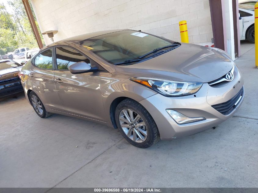 2015 HYUNDAI ELANTRA SE