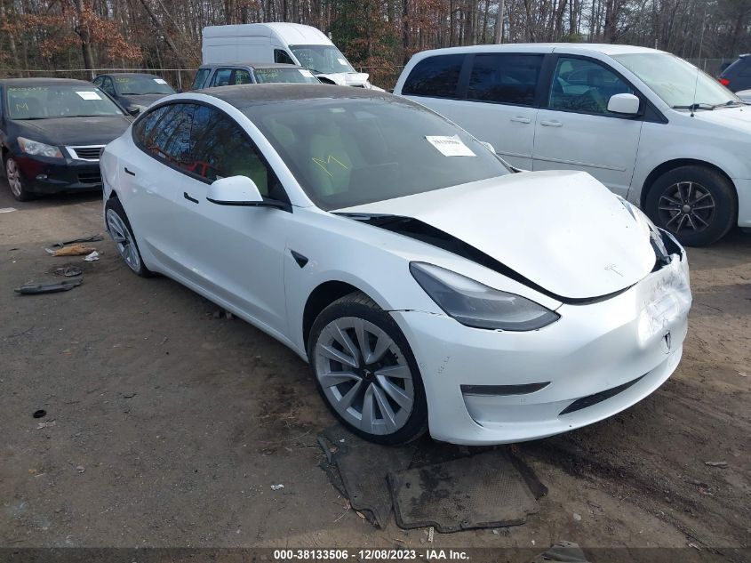 2021 TESLA MODEL 3 LONG RANGE DUAL MOTOR ALL-WHEEL DRIVE