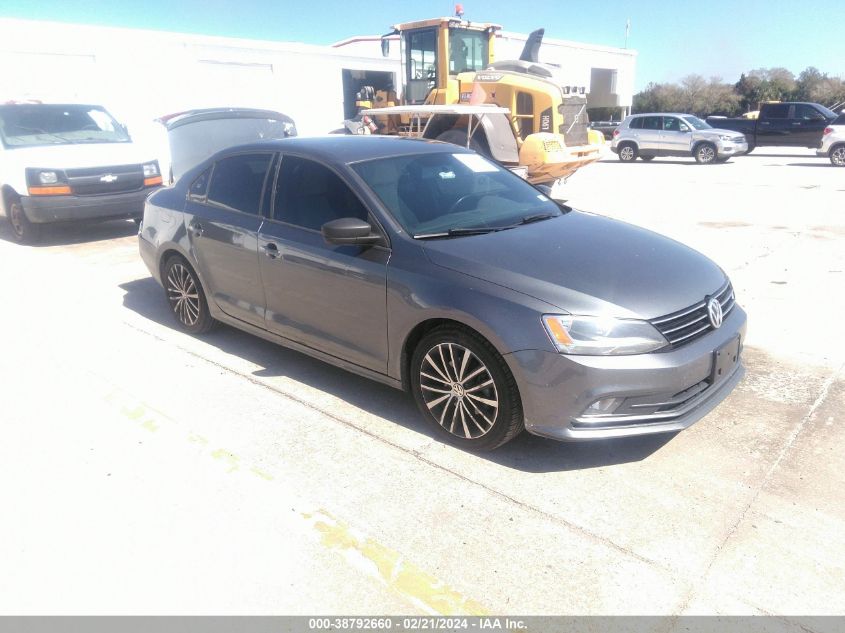 2016 VOLKSWAGEN JETTA 1.8T SPORT