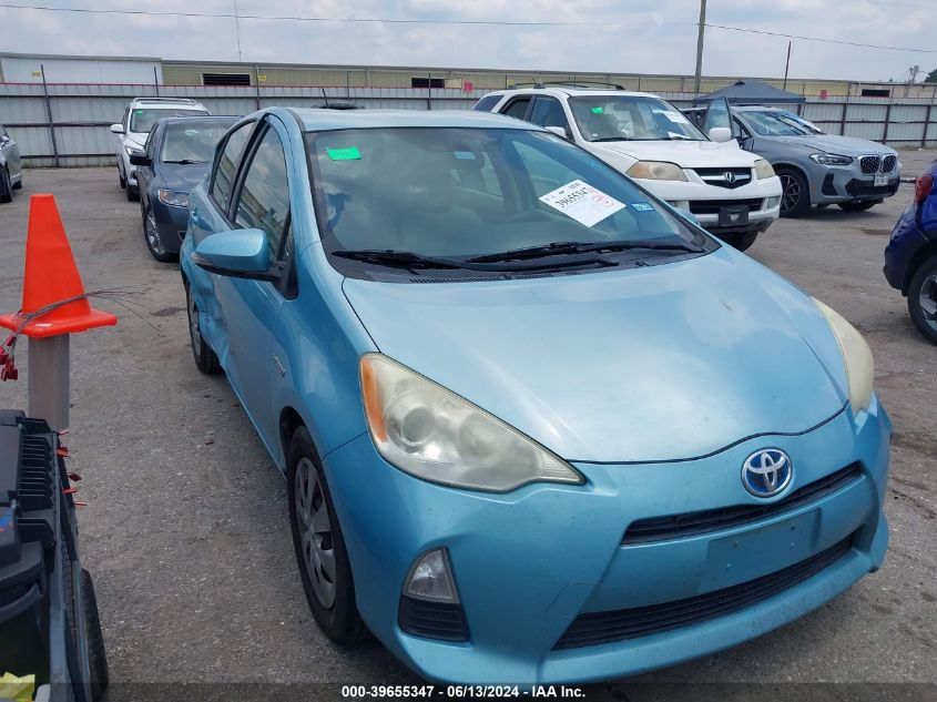 2013 TOYOTA PRIUS C ONE