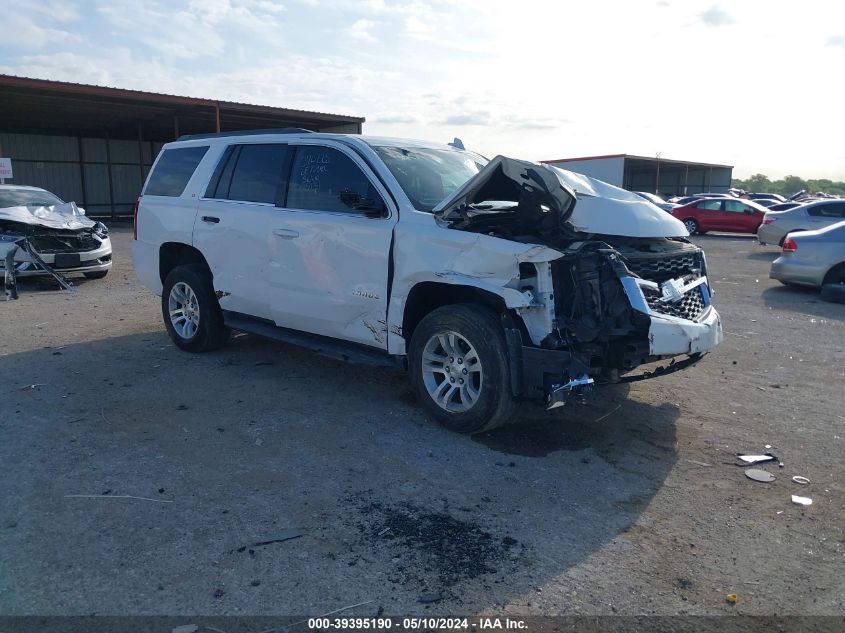 2020 CHEVROLET TAHOE 4WD LT