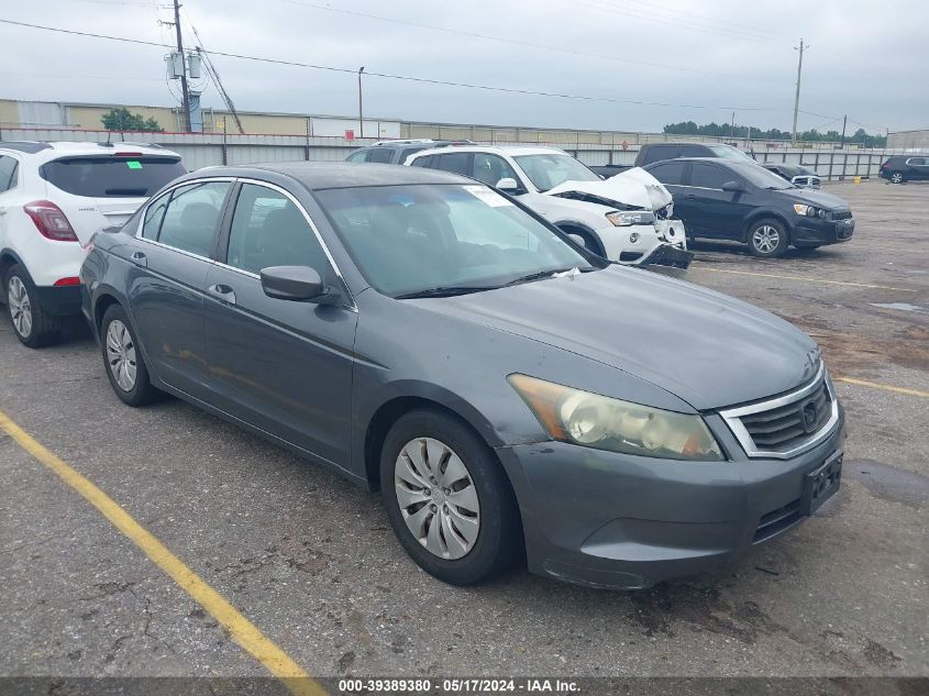 2010 HONDA ACCORD 2.4 LX