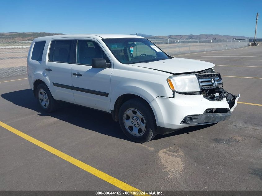 2013 HONDA PILOT LX