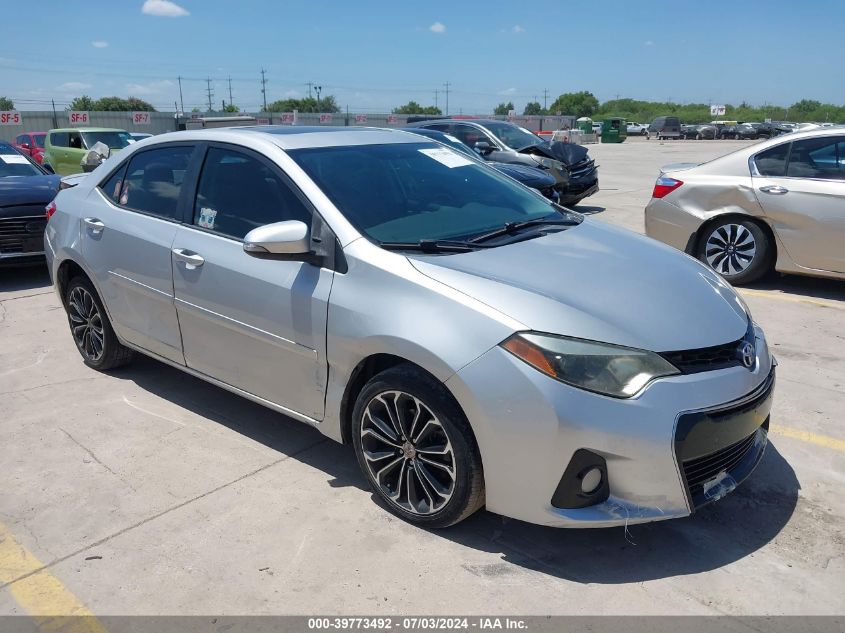 2016 TOYOTA COROLLA S PLUS