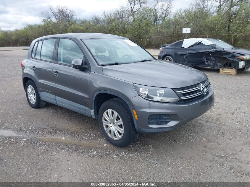 2012 VOLKSWAGEN TIGUAN S