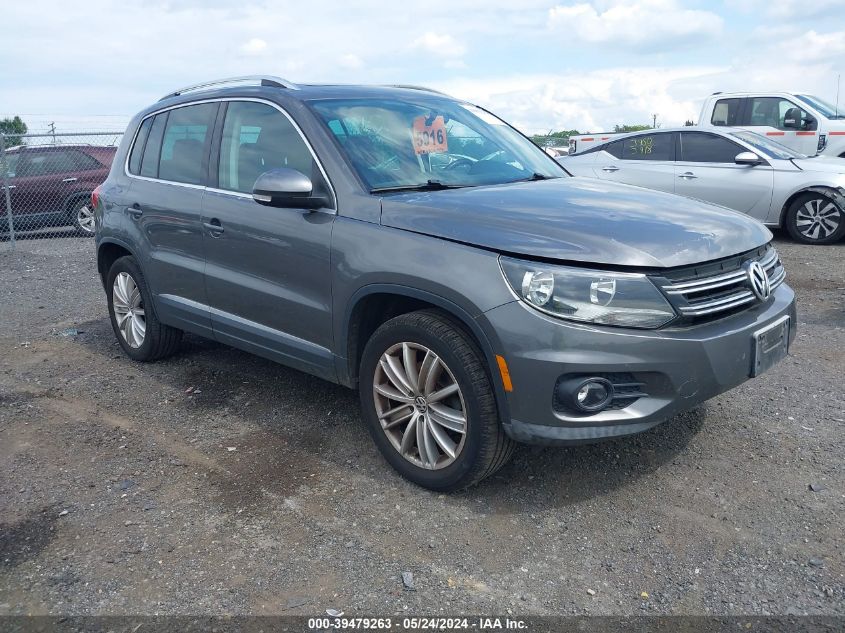 2012 VOLKSWAGEN TIGUAN SE