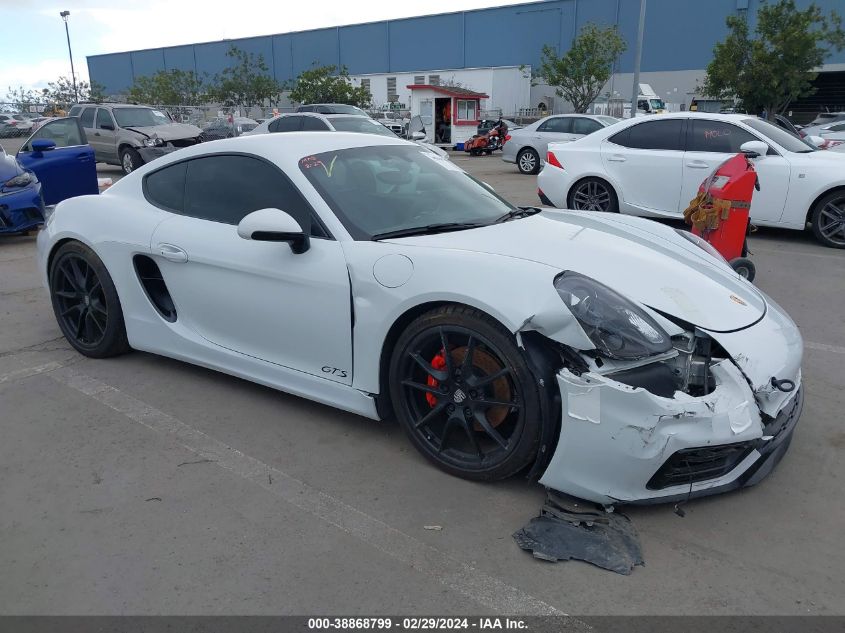 2016 PORSCHE CAYMAN GTS