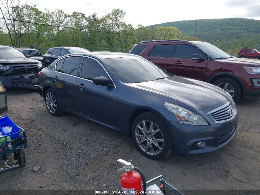 2012 INFINITI G37X