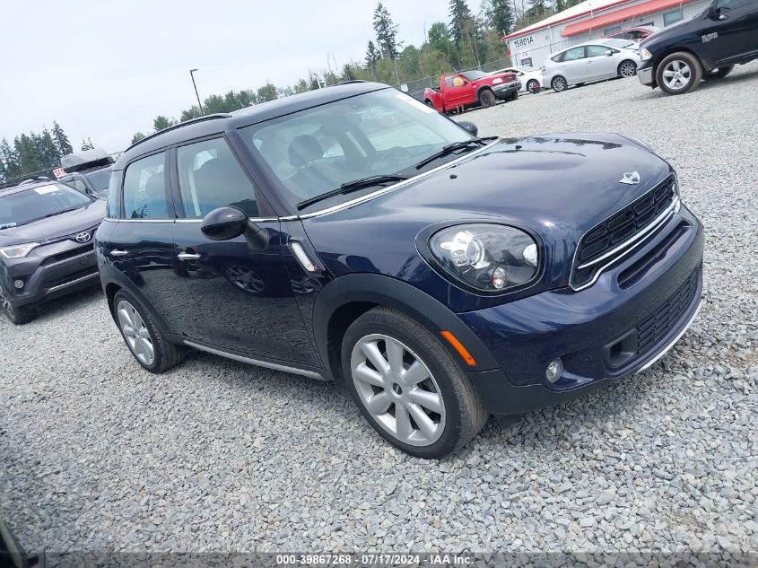 2016 MINI COUNTRYMAN COOPER S