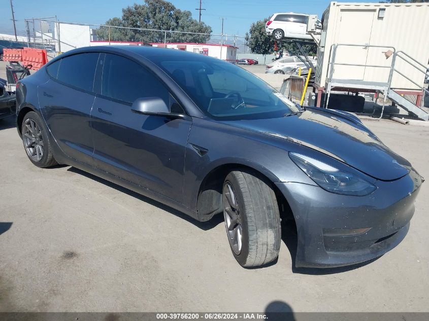 2021 TESLA MODEL 3 STANDARD RANGE PLUS REAR-WHEEL DRIVE