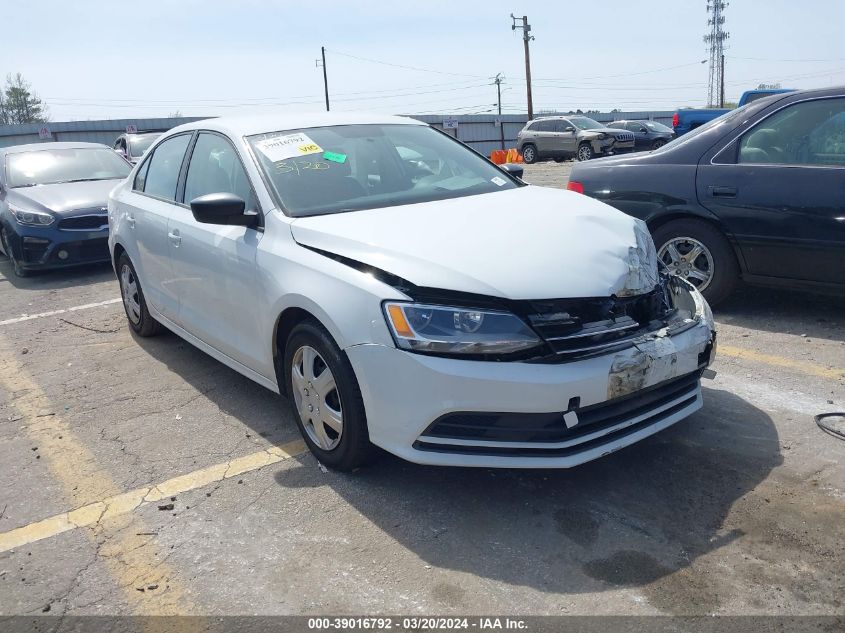 2016 VOLKSWAGEN JETTA 1.4T S