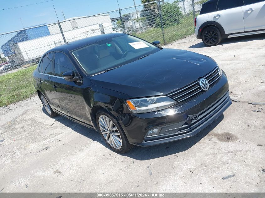 2016 VOLKSWAGEN JETTA 1.8T SEL