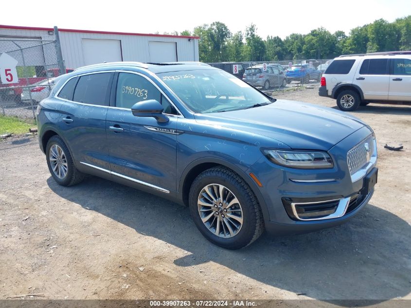 2019 LINCOLN NAUTILUS SELECT