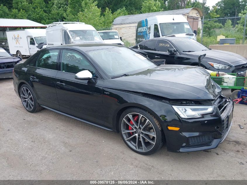 2018 AUDI S4 3.0T PREMIUM PLUS