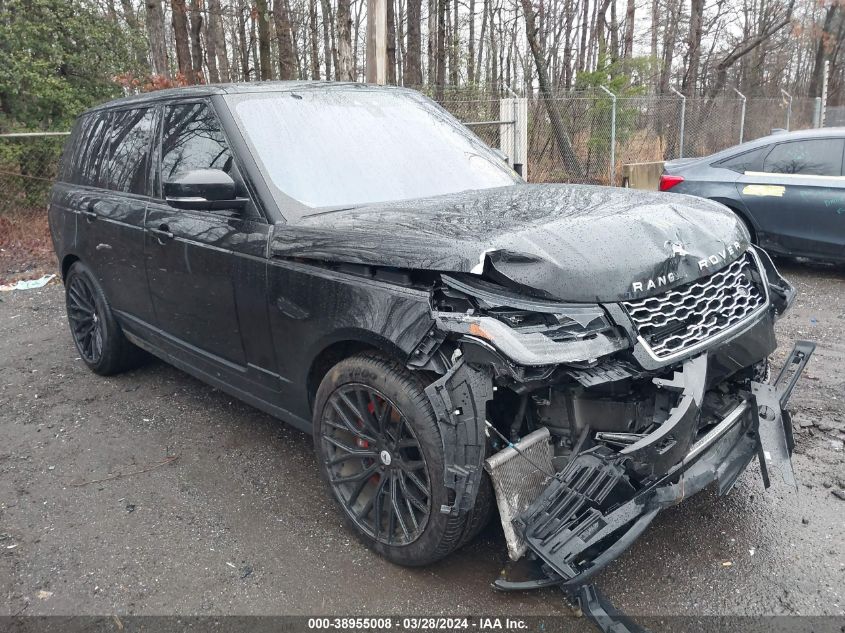 2019 LAND ROVER RANGE ROVER 3.0L V6 SUPERCHARGED HSE