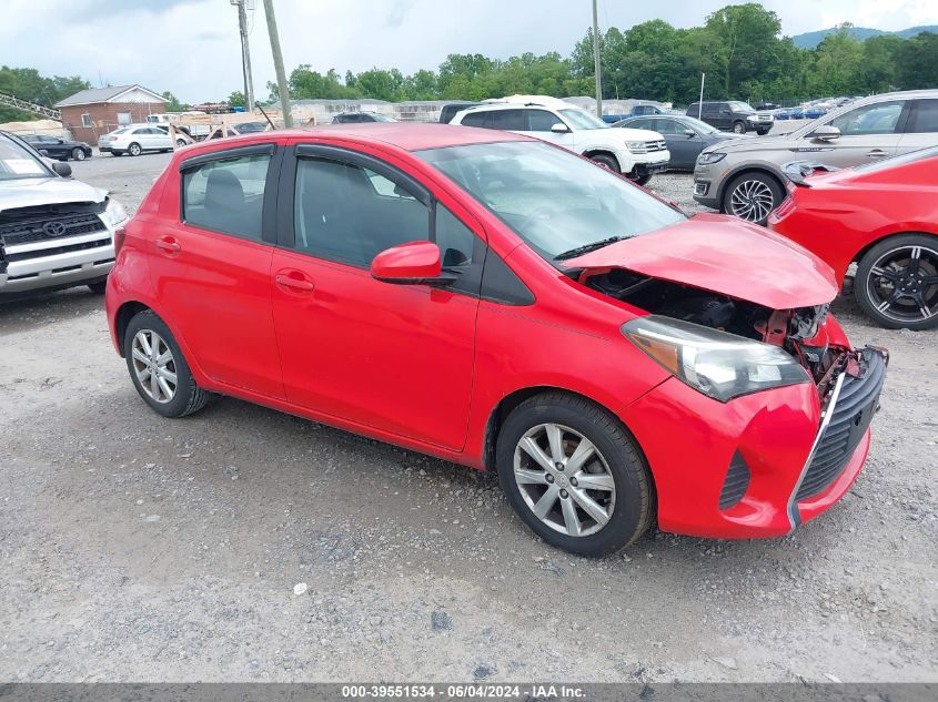 2016 TOYOTA YARIS LE