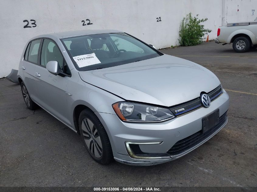 2016 VOLKSWAGEN E-GOLF SE