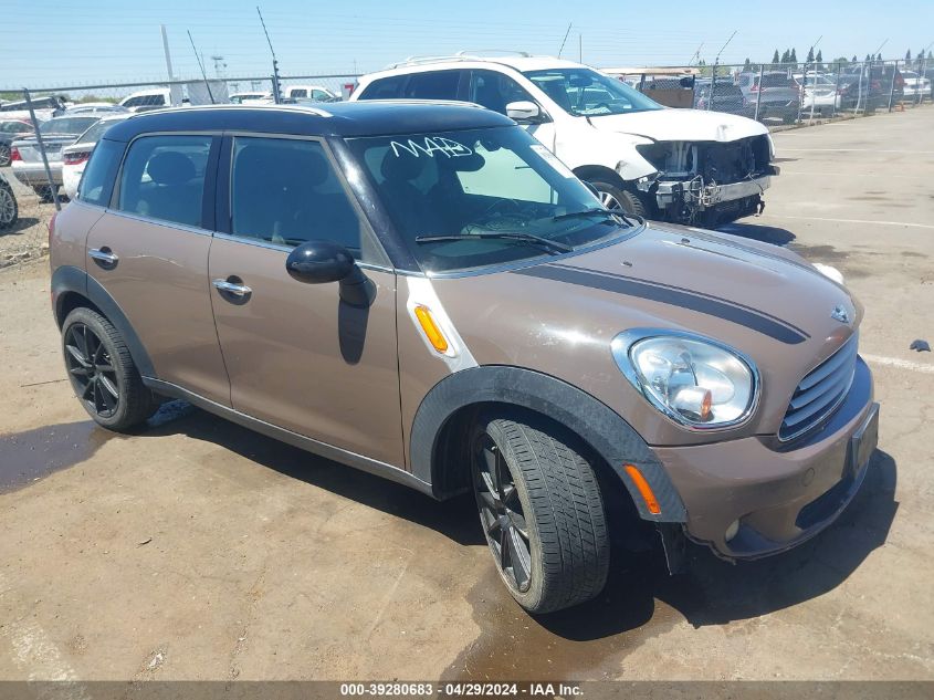 2013 MINI COUNTRYMAN COOPER