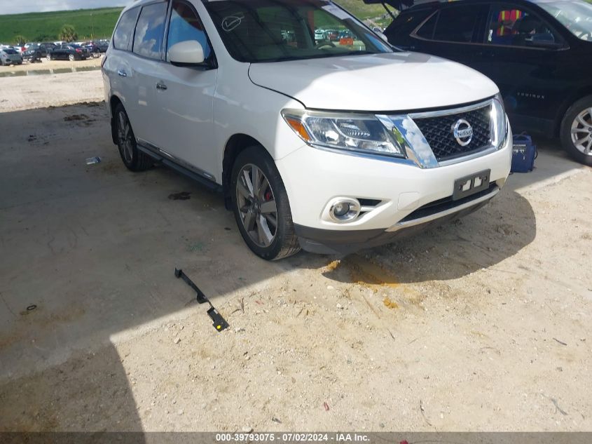 2013 NISSAN PATHFINDER PLATINUM