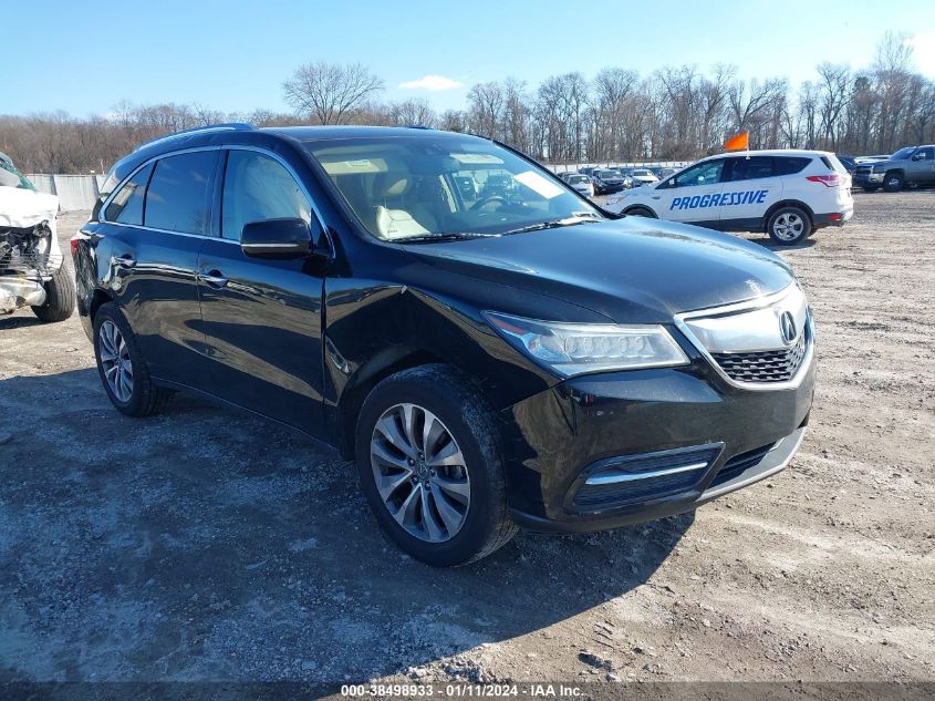 2015 ACURA MDX TECHNOLOGY PACKAGE