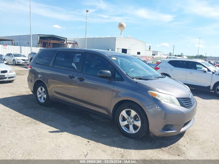 2013 TOYOTA SIENNA L V6 7 PASSENGER