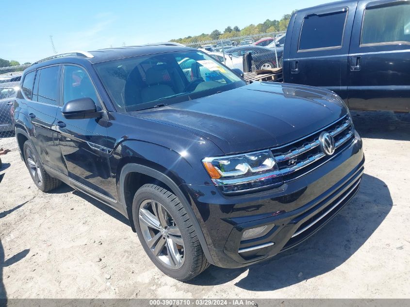 2019 VOLKSWAGEN ATLAS 3.6L V6 SE W/TECHNOLOGY R-LINE