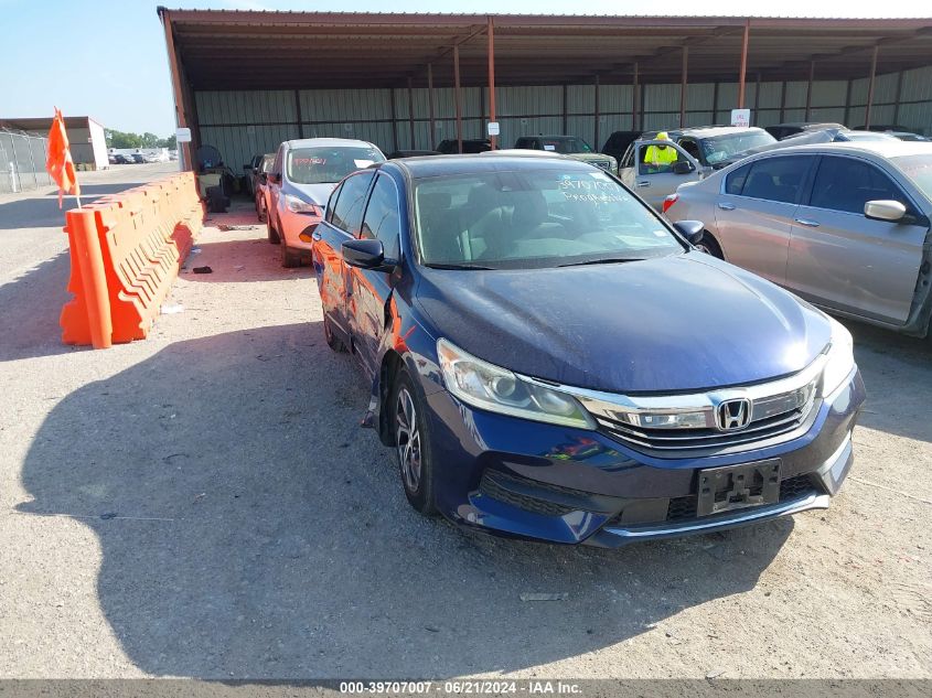 2016 HONDA ACCORD LX