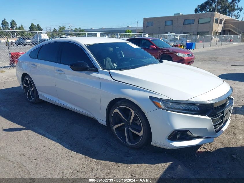 2021 HONDA ACCORD SPORT