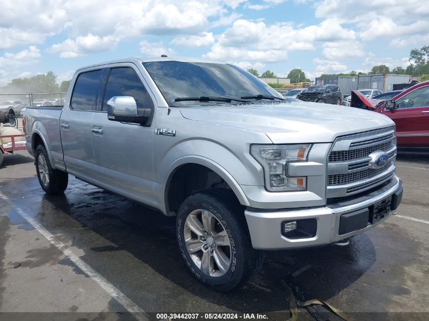 2016 FORD F-150 PLATINUM