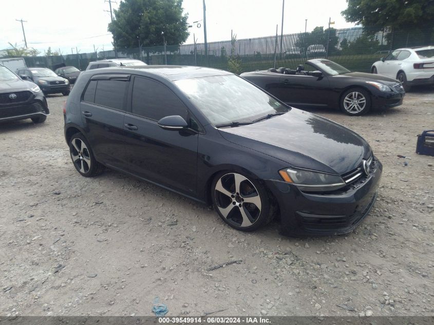 2016 VOLKSWAGEN GOLF S/SE/SEL