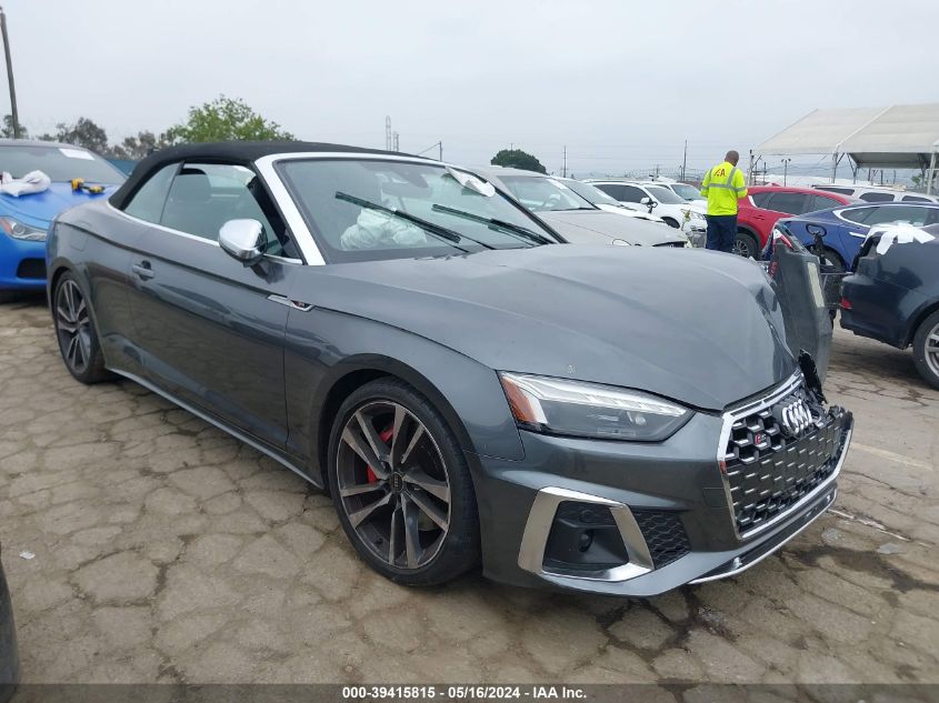 2023 AUDI S5 CABRIOLET PREMIUM PLUS TFSI QUATTRO TIPTRONIC