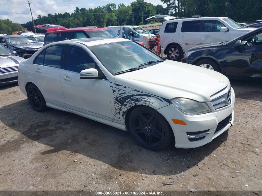 2012 MERCEDES-BENZ C 300 LUXURY 4MATIC/SPORT 4MATIC