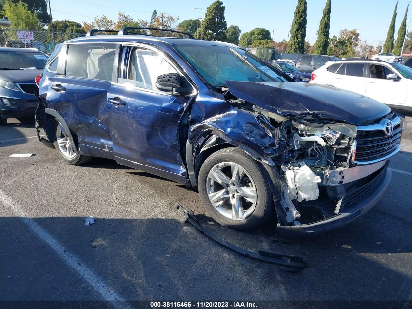 2014 TOYOTA HIGHLANDER LIMITED V6