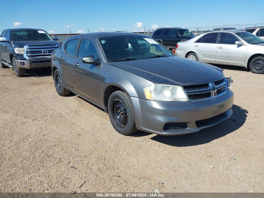 2012 DODGE AVENGER SE