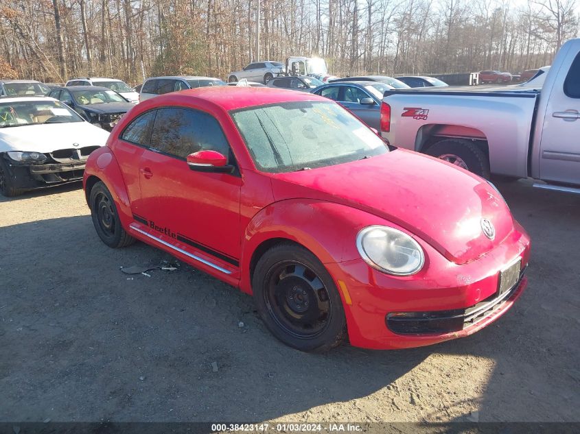 2013 VOLKSWAGEN BEETLE 2.5L