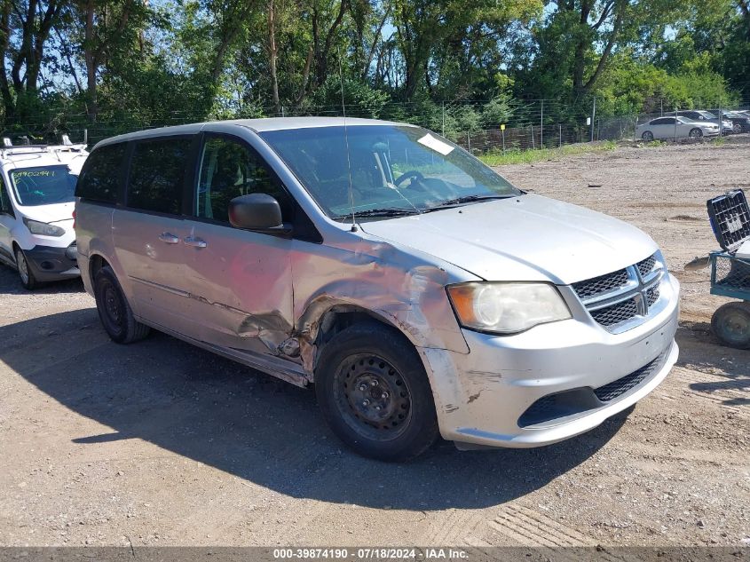 2012 DODGE GRAND CARAVAN SE/AVP