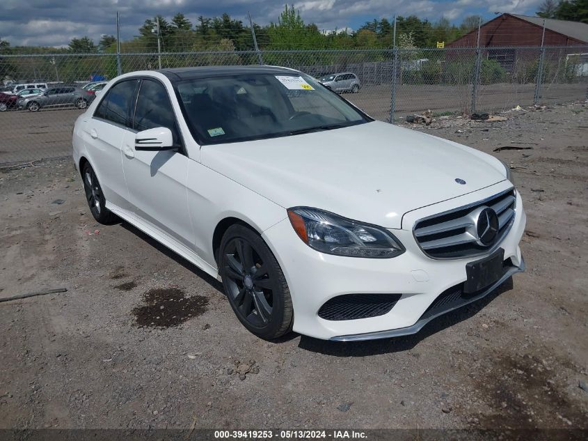 2014 MERCEDES-BENZ E 350 4MATIC