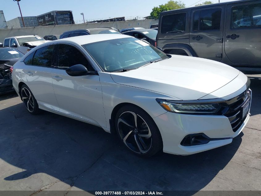 2021 HONDA ACCORD SPORT