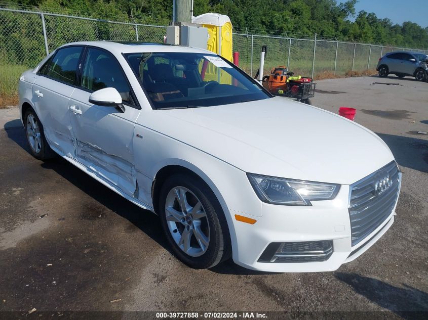 2018 AUDI A4 2.0T TECH ULTRA PREMIUM/2.0T ULTRA PREMIUM