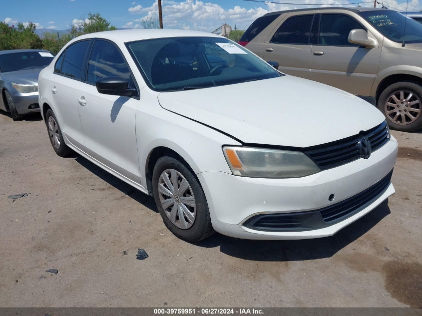 2012 VOLKSWAGEN JETTA 2.0L S