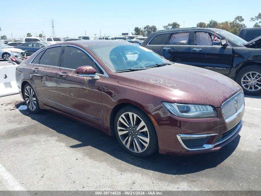 2018 LINCOLN MKZ RESERVE