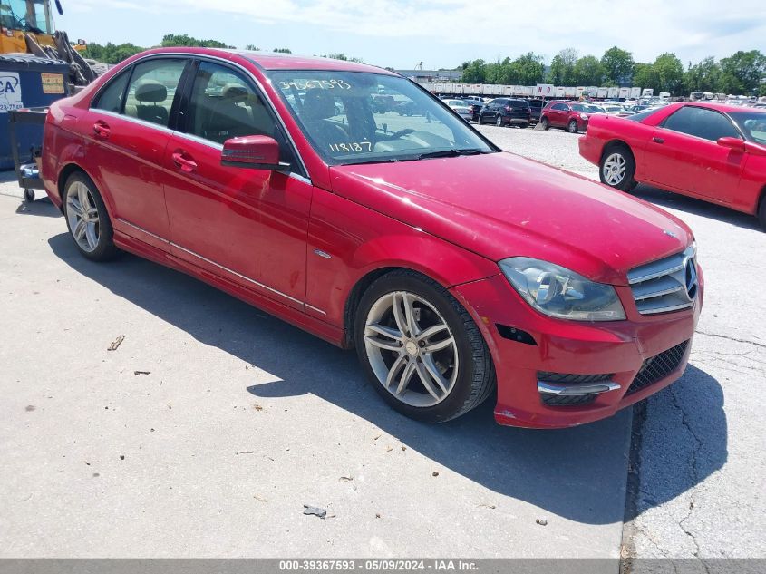 2012 MERCEDES-BENZ C 250 LUXURY/SPORT