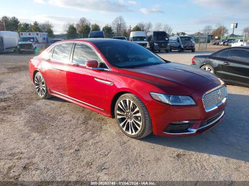 2017 LINCOLN CONTINENTAL SELECT