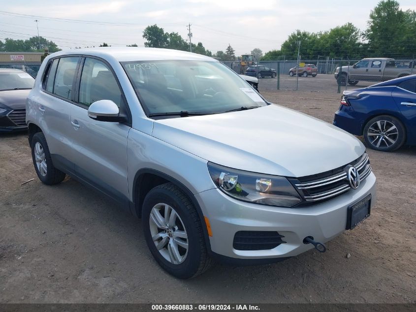 2013 VOLKSWAGEN TIGUAN S