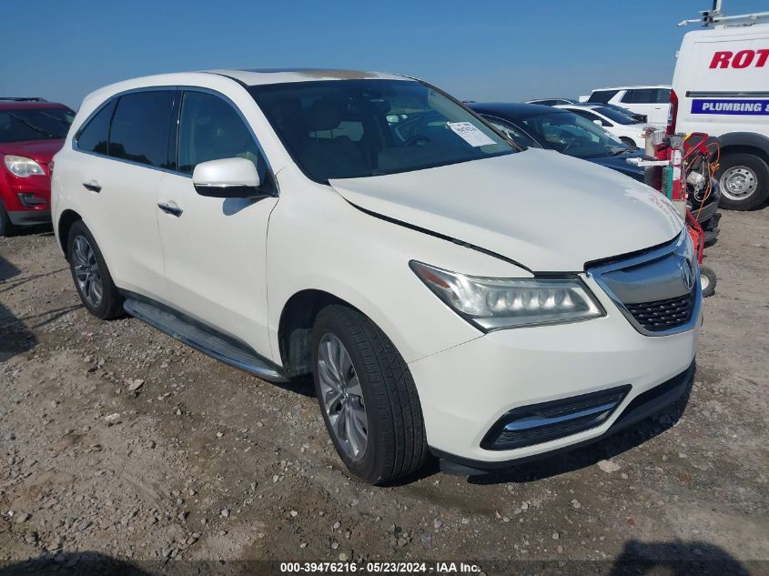 2014 ACURA MDX TECHNOLOGY PACKAGE