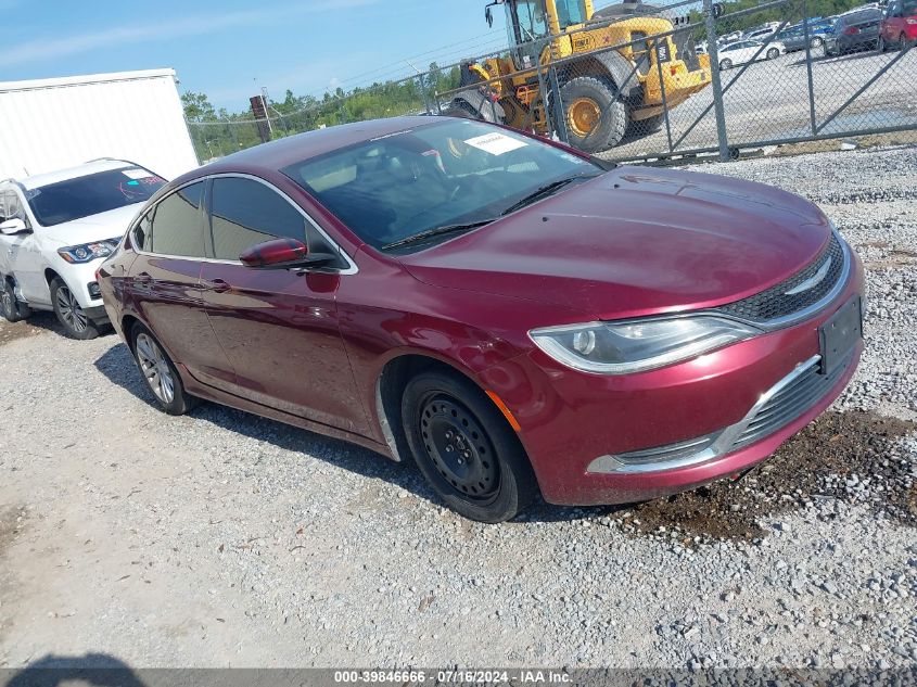 2016 CHRYSLER 200 LIMITED