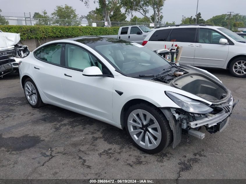 2022 TESLA MODEL 3 LONG RANGE DUAL MOTOR ALL-WHEEL DRIVE