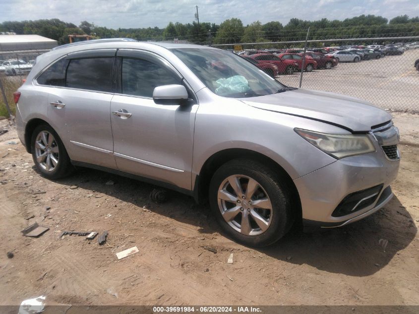 2015 ACURA MDX ADVANCE PKG W/ENTERTAINMENT PKG