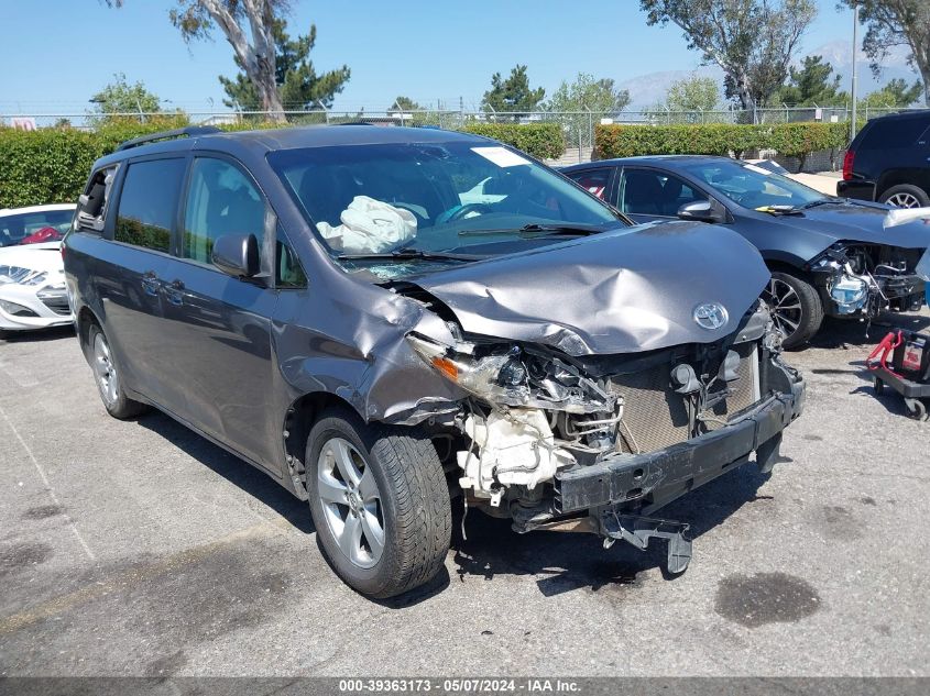 2015 TOYOTA SIENNA LE 8 PASSENGER